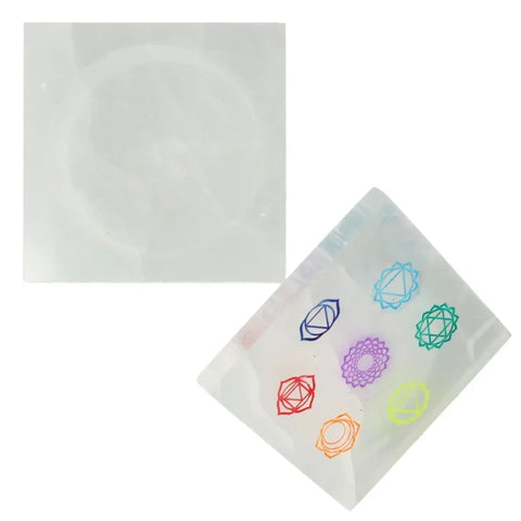 Seleniet Juwelendoosje Chakra - Vierkant
