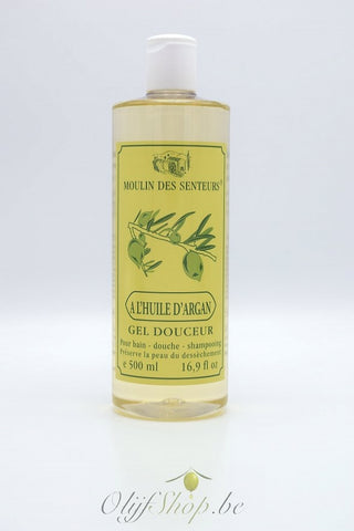 3 in 1 douchegel arganolie 500ml Moulin des Senteurs