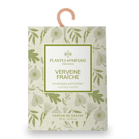 Verveine geurzakje met kapstokje 10 gram - Plantes & Parfums