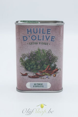 Bidon olijfolie met espelette 150 ml