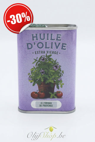Bidon olijfolie met oregano uit de Provence 150 ml