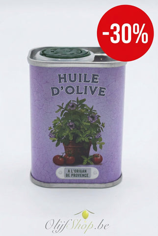 Bidon olijfolie met Oregano uit de Provence 75 ml