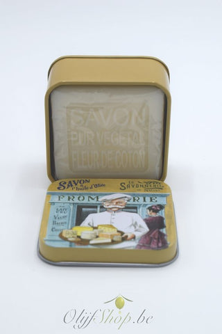 Blikje en zeep kaasboer 100 gram