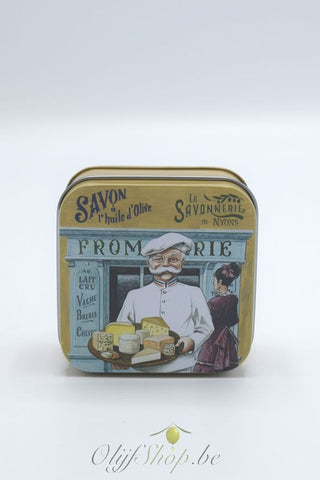 Blikje en zeep kaasboer 100 gram