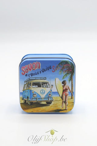 Blikje en zeep volkswagen busje verveine