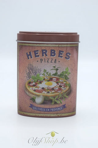 Pizza kruiden in retro blikje