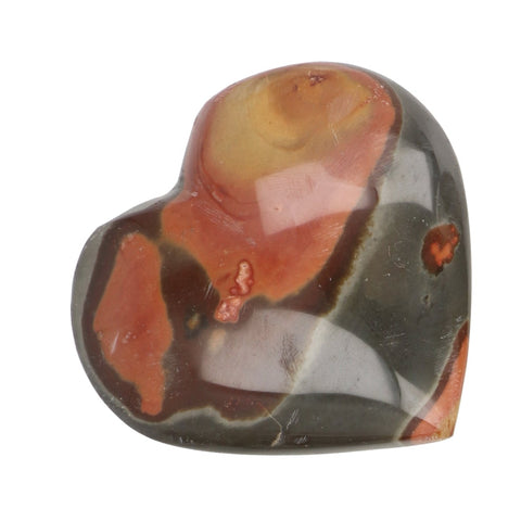 Polychroom Jaspis hart 5 cm