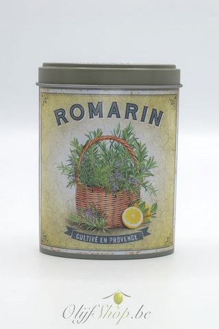 Rozemarijn in retro blikje