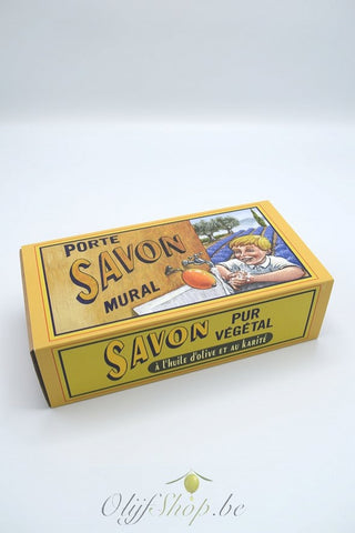 Zeepbol lavendel inclusief muurhouder - zeepstang