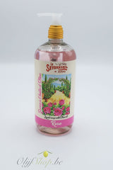 Vloeibare zeep rozen 500 ml met pomp - La Savonnerie de Nyons