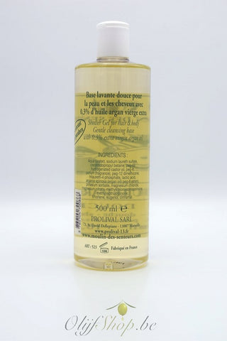3 in 1 douchegel arganolie 500ml Moulin des Senteurs