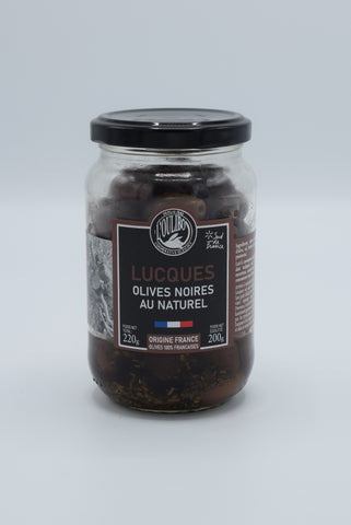 Zwarte Lucques olijven 200 gram - Tijdelijk verkrijgbaar met 40% korting