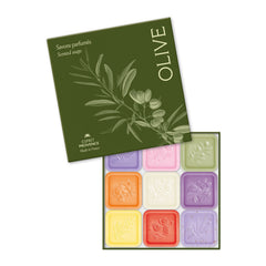 Luxe koffer met 9 zeepjes 25 gram EP