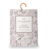 Fleur de coton geurzakje met kapstokje 10 gram - Plantes & Parfums