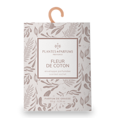 Fleur de coton geurzakje met kapstokje 10 gram - Plantes & Parfums