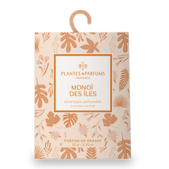 Monoï des Îles geurzakje met kapstokje 10 g - Plantes & Parfums