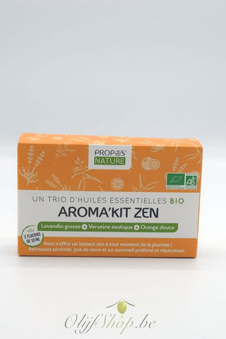 Aroma kit ZEN lavendel, verveine en sinaasappel