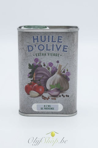 Bidon olijfolie met look uit de Provence 150 ml