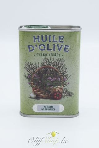 Bidon olijfolie met tijm uit de Provence 150 ml