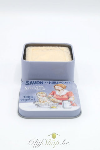 Blikje en zeep Mère 100 gram