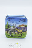 Blikje en zeep paard - 100 gram lavendel