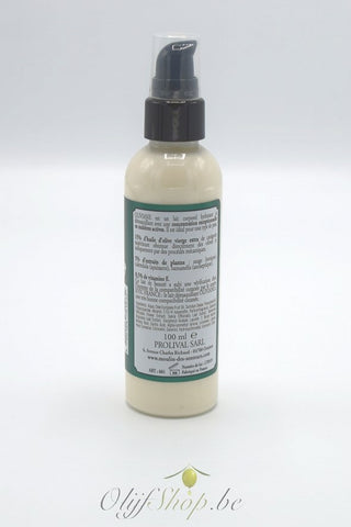 Bodylotion en make up remover op basis van olijfolie