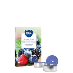 Set van 6 Geparfumeerde Theelichten - Bosvruchten