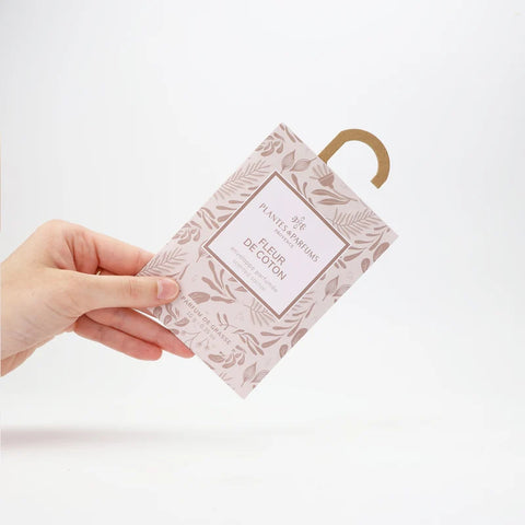 Fleur de coton geurzakje met kapstokje 10 gram - Plantes & Parfums