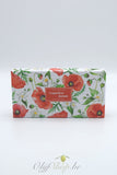 Geschenkdoos met 2 ronde zepen papaver en jasmijn EP