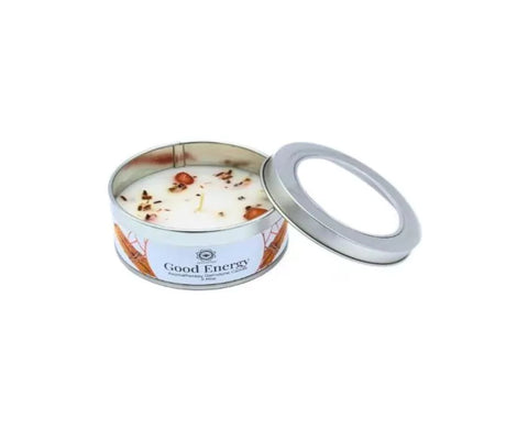 Green Tree Edelsteenkaars Goede Energie Palo Santo 70g