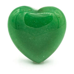 Hart knuffelsteen groene aventurijn 3 cm