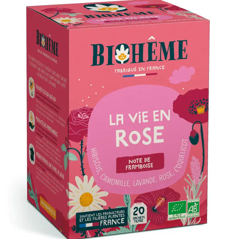 Biologische infusie la vie en rose