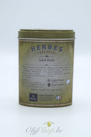 Kruiden voor salades in retro blikje