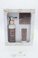 Luxe geschenkkoffer argan bodylotion - handcreme - zeep