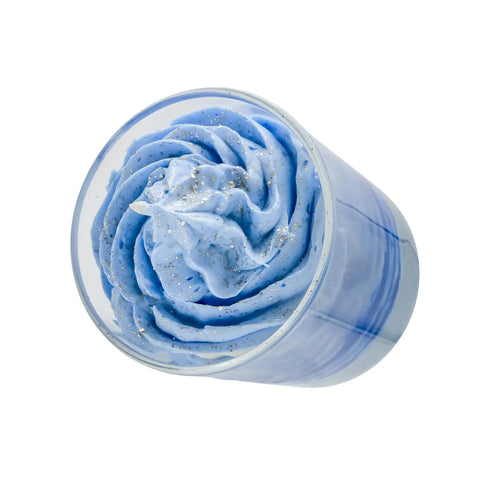 Ambachtelijke blauwe vlinder geurkaars