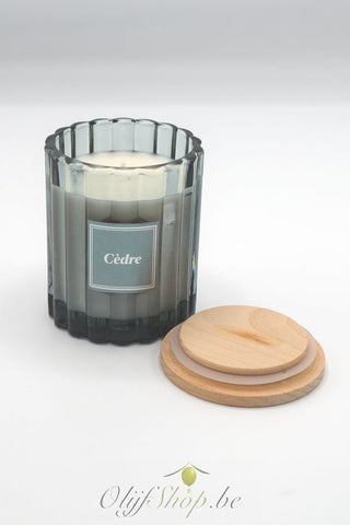 Plantaardige geurkaars ceder 190 gram EP
