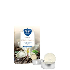 Set van 6 Geparfumeerde Theelichten - Vanille