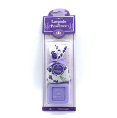 Geurzakje met gastenzeepje lavendel